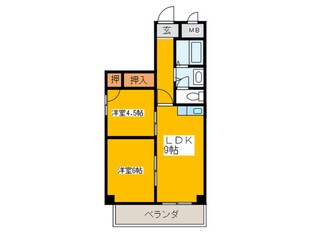 シャトーローゼの物件間取画像